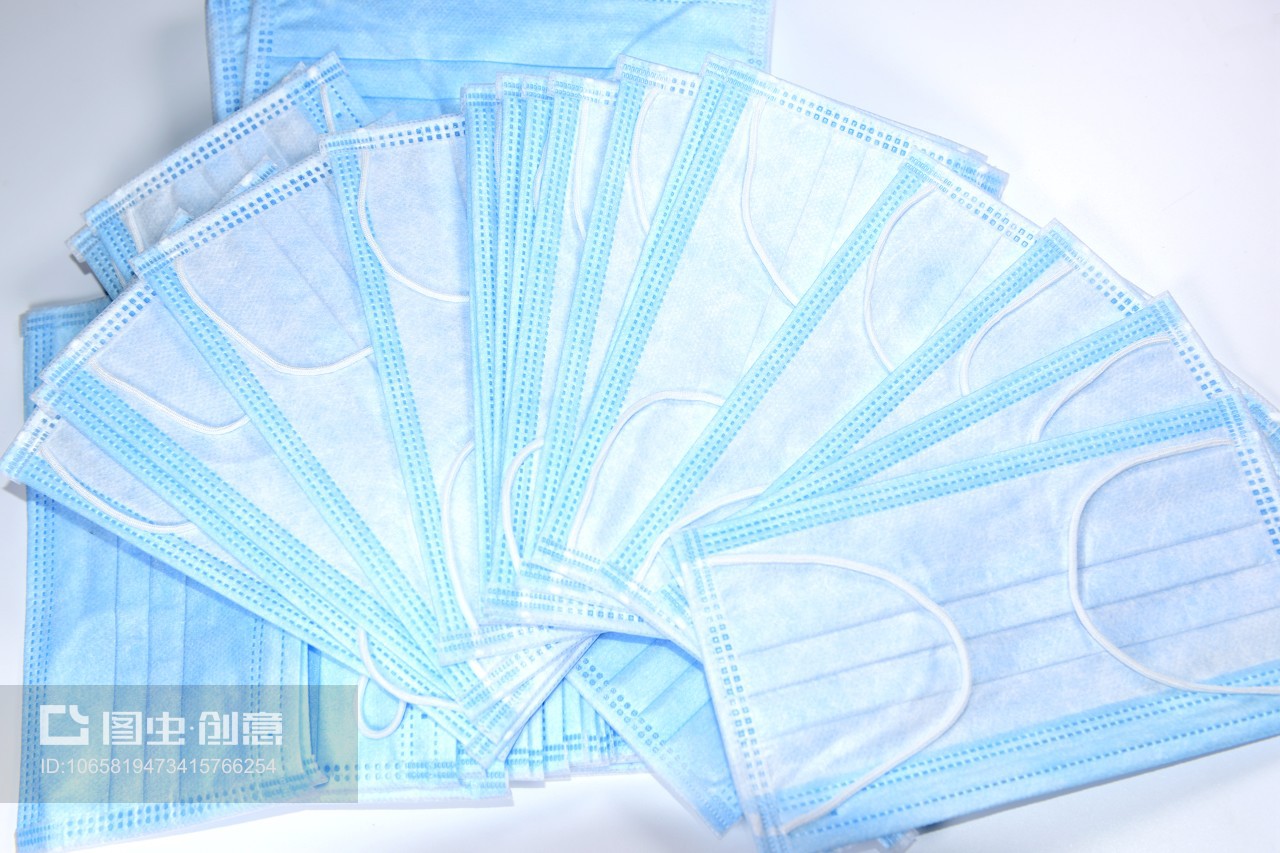 蓝色一次性防病毒口罩 医护人员的安全防线与互联网信息服务新趋势
